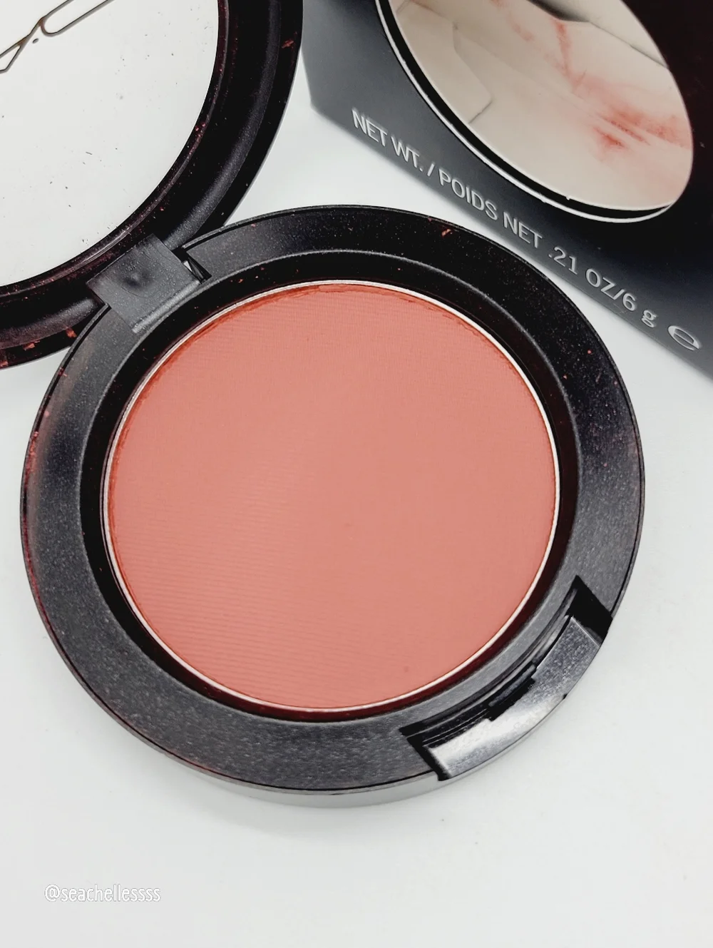 Burnt Pepper Mac Matte Powder Blush Dirty Tangerine Brand New in Box Authentic